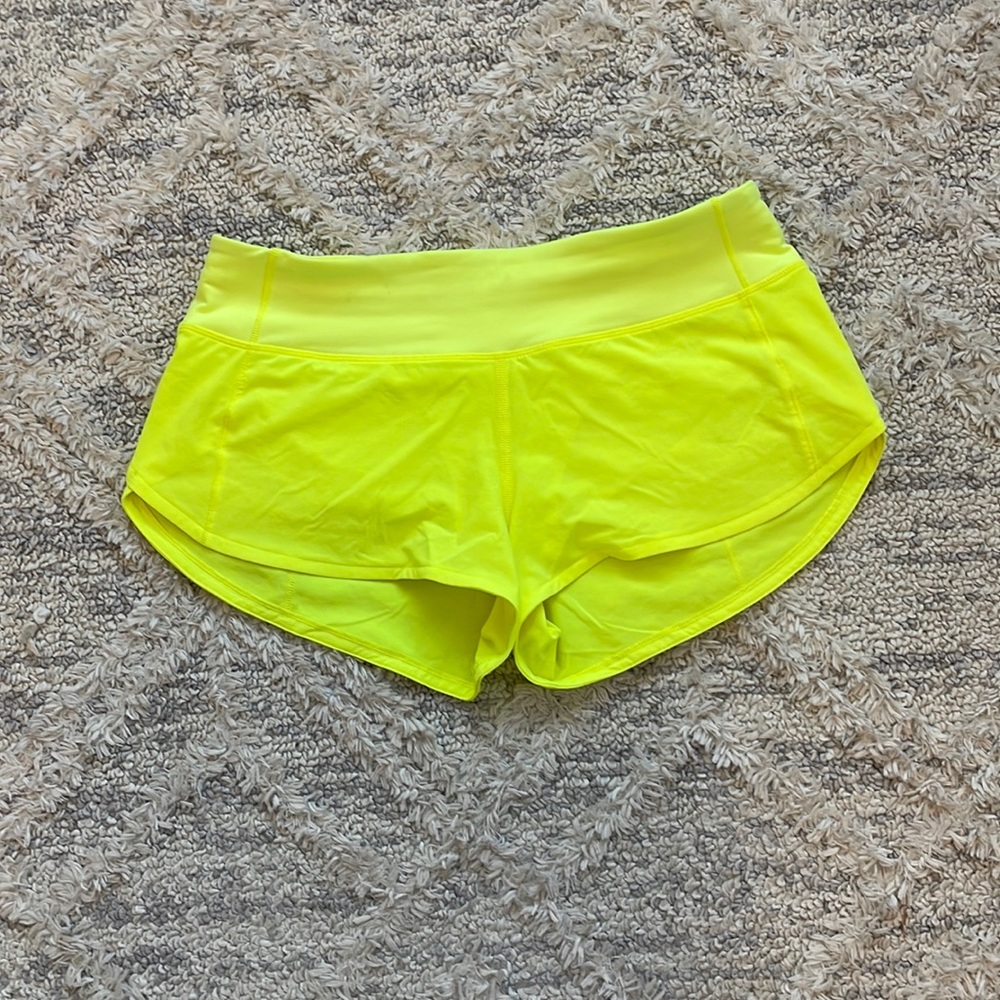 NWOT lululemon speed up shorts